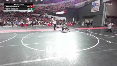 84 lbs Cons. Round 4 - Egan Bingham, Athens vs Amari Hamilton, Kenosha Wrestling Academy