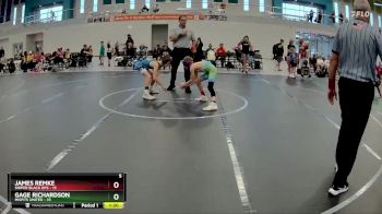 88 lbs Round 4 (6 Team) - Gage Richardson, Misfits United vs James Remke, Sniper Black Ops