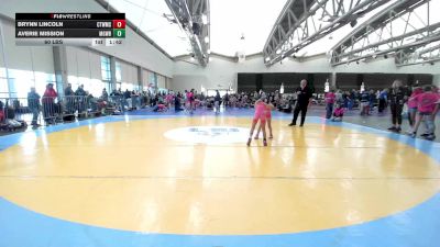 60 lbs Rr Rnd 3 - Brynn Lincoln, CT Whale Girls vs Averie Mission, MGW Coral Cuties