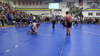 224-235 lbs Round 3 - John Siemering, Cedar Rapids Washington vs Eli McVeigh, Centerville