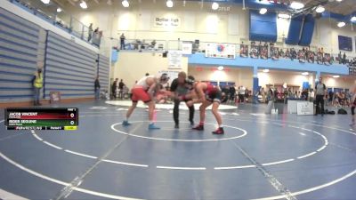 138 lbs Quarterfinal - Rider Seguine, Post Falls vs Jacob Vincent, Highland