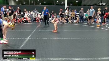 80 lbs Round 7 (8 Team) - Maverik Wilson, The Savage Barn Brothers vs Mateo Montanaro, Backyard Brawlers