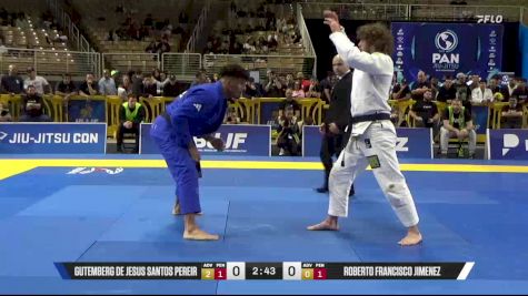 Roberto Francisco Jimenez vs Gutemberg De Jesus Santos Pereira 2025 Pan Jiu Jitsu IBJJF Championship