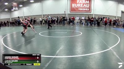 113 lbs Cons. Semi - Jaxon Shiner, Clinic Wrestling FXBG vs Lucas Bauer, 84 Athletes