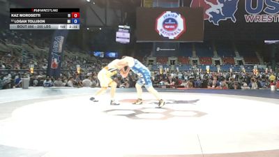 285 lbs Champ. Rd Of 128 - Kaz Morosetti, Rhode Island vs Logan Tollison, Michigan