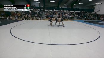 165 lbs Cons. Round 3 - Andrew Kozubal, Messiah vs Soren Myra, Wheaton