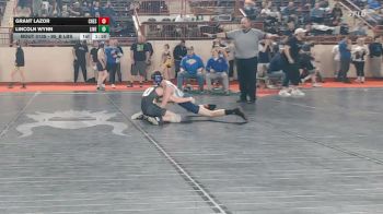 95_B lbs Semifinal - Grant Lazor, Chestnut Ridge vs Lincoln Wynn, Line Mountain