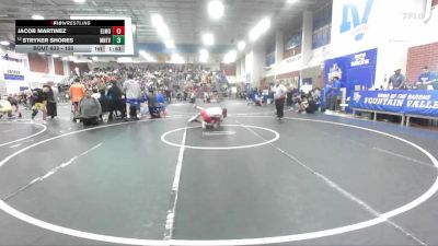 150 lbs Champ. Round 2 - Jacob Martinez, El Modena vs Stryker Shores, Mountain View (Mesa) High School