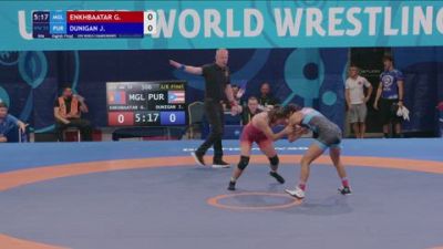 59 kg 1/8 Final - Gundegmaa Enkhbaatar, Mongolia vs Jania Dunigan, Puerto Rico