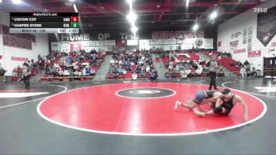 138 lbs 1st Place Match - Colton Coy, Kimberly vs Harper Stone, Buhl