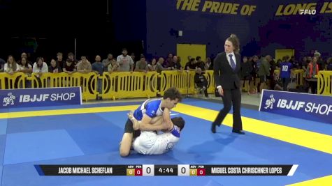 Miguel Costa Chrischner Lopes vs Jacob Michael Scheflan 2025 Pan IBJJF Jiu-Jitsu No-Gi Championship