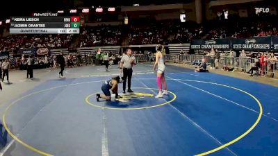 G 138 lbs Quarterfinal - Jazmin Orantes, John Ehret Girls vs Keira Liesch, Benton Girls