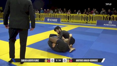 Aristides Araujo-Rodriguez vs Carlos Alberto Florez 2025 Pan IBJJF Jiu-Jitsu No-Gi Championship