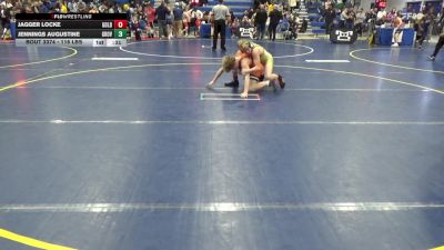 116 lbs Semifinal - Jagger Locke, Gold Schopp vs Jennings Augustine, Grove City
