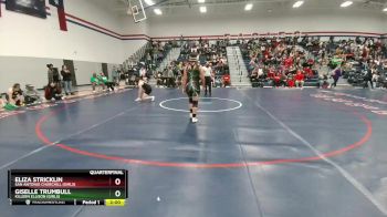 152 lbs Quarterfinal - Eliza Stricklin, San Antonio Churchill (Girls) vs Giselle Trumbull, Killeen Ellison (Girls)