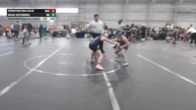 100 lbs Quarterfinals (8 Team) - Iversynn Malcolm, Neighborhood Wrestling vs Noah Gothberg, Mitten Mayhem