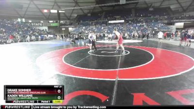 157 lbs Cons. Round 2 - Drake Sommer, Anacortes Hawkeyes Wrestling Club vs Kaden Williams, Goldendale Grapplers Youth Wrestling