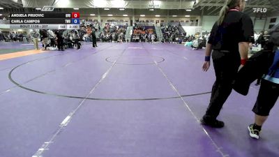 207 lbs Cons. Semi - Andjela Prijovic, Grand View vs Carla Campos, Texas Wesleyan