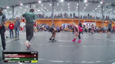 115 lbs Round 1 - Lilliava Hoeft, Mighty Warriors Wrestling Acad vs Teshaun Harris, Ninety Six