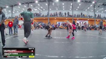 115 lbs Round 1 - Lilliava Hoeft, Mighty Warriors Wrestling Acad vs Teshaun Harris, Ninety Six