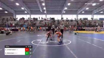 80 lbs Prelims - Cameron Underwood, Team Bro Elem vs Kaden Kleinman, Ride Out Wrestling Club