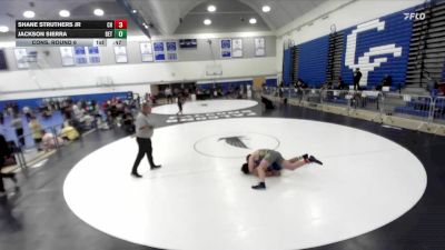 175 lbs Cons. Round 6 - Jackson Sierra, Team Thunder vs Shane Struthers Jr, Clovis High