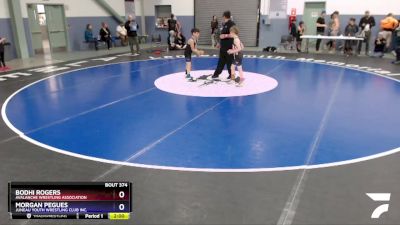 71 lbs Final - Bodhi Rogers, Avalanche Wrestling Association vs Morgan Pegues, Juneau Youth Wrestling Club Inc.