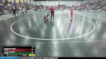 126 lbs Cons. Round 2 - Gabe Holien, Hopkins vs Cashtin Tiedt, Neenah