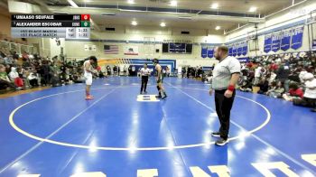 157 lbs 1st Place Match - Umaaso Seufale, Jesse Bethel High School vs Alexander Escobar, Concord