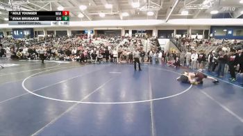 120 lbs Quarterfinal - Kole Younger, Marsh Valley vs Evan Brubaker, Clearfield