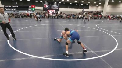 106 lbs Quarters - Aidan Ortega, Izzy Style Wrestling vs Nick Payne, Boneyard Wrestling Academy