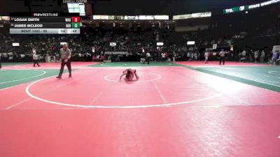 95 lbs Cons. Round 2 - James McLeod, GEN2 vs Logan Smith, WAD1