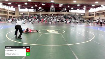 138 lbs Quarterfinal - Gabe Alcocer, Elmwood Park vs Ryan Mastrofilipo, Lodi