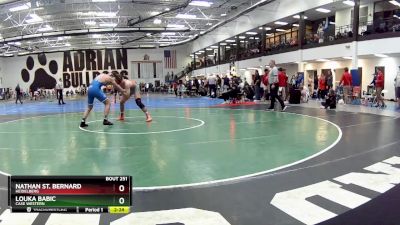 174 lbs Cons. Round 3 - Louka Babic, Case Western vs Nathan St. Bernard, Heidelberg