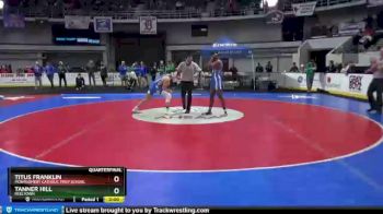 1 lbs Quarterfinal - Titus Franklin, Montgomery Catholic Prep School vs Tanner Hill, Reeltown