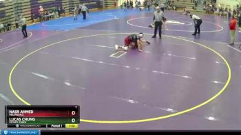 119 lbs Round 2 - Nasr Ahmed, Melvindale vs Lucas Chung, Stoney Creek