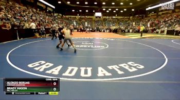 6A-144 lbs Cons. Semi - Brady Mason, Mill Valley vs Alonzo Borjas, Gardner Edgerton