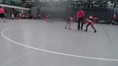 68-71 lbs Champ. Round 1 - Alex Lundy, Harvey Twisters WC vs Eleanor Hoose, Blackman Wrestling Club