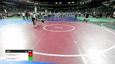 60 lbs Quarterfinal - Aura Henecker, RedNose Wrestling School vs Rylee Zarnosky, Timber Creek