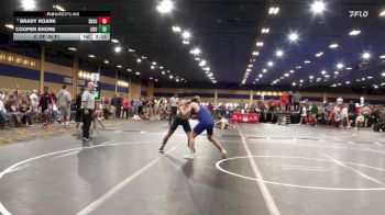 125 lbs C Of 16 #1 - Brady Roark, South Dakota State vs Cooper Shore, California Baptist University