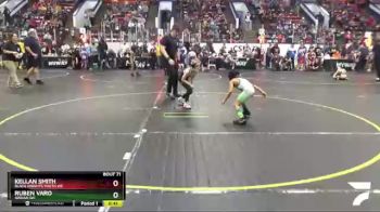 58 lbs Cons. Round 2 - Kellan Smith, Black Knights Youth WC vs Ruben Varo, Adrian WC