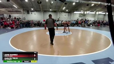 144 lbs Cons. Round 2 - Marlon Trejo, Air Academy vs Jamie Ramirez, Greeley West