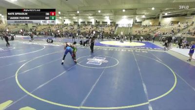 135 lbs Quarterfinal - Jaiden Foster, Rabbit Wrestling Club vs Nate Spradlin, Elite Wrestling Academy