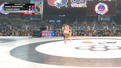 115 lbs Champ. Rd Of 128 - Andrea Acheampong, Ohio vs Ramona Reinitz, Washington