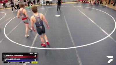 138 lbs Cons. Round 3 - Cameron Terronez, IL vs Mason Freeman, MN