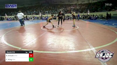 83 lbs Round Of 16 - Brantley Arluck, Spartan Mat Club vs Chance King, Team Nomad