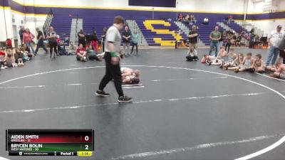 75 lbs Round 3 (6 Team) - Brycen Bolin, West Wateree vs Aiden Smith, Grizzlies