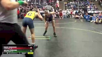 102 lbs Round 2 (4 Team) - Mack Moscovic, Clarkston vs Bryan Sterling, Dundee White