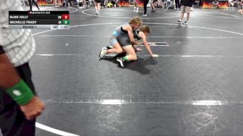100 lbs Round 1 - Michelle Frady, Grappling House vs Elise Jolly, Oso Wrestling