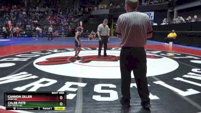 60 lbs Quarterfinal - Caleb Pate, SCN Youth WC vs Cannon Ziller, Hawk WC